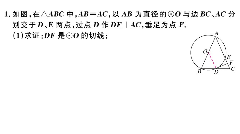 方法技巧专题：切线与等腰三角形.pptx_第2页