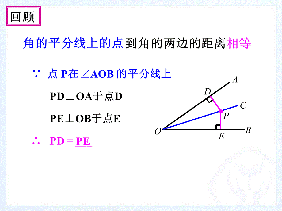 人教版八年级上册 第十二章12.3 角的平分线的性质 课件（共26张PPT).ppt_第2页