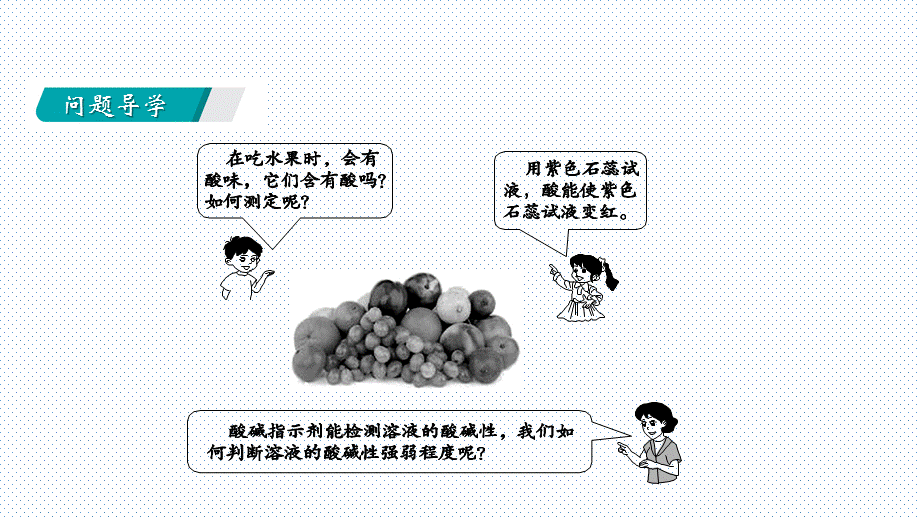 2018年鲁教版九年级化学全册同步导学课件：7.3 溶液的酸碱性.pptx_第3页