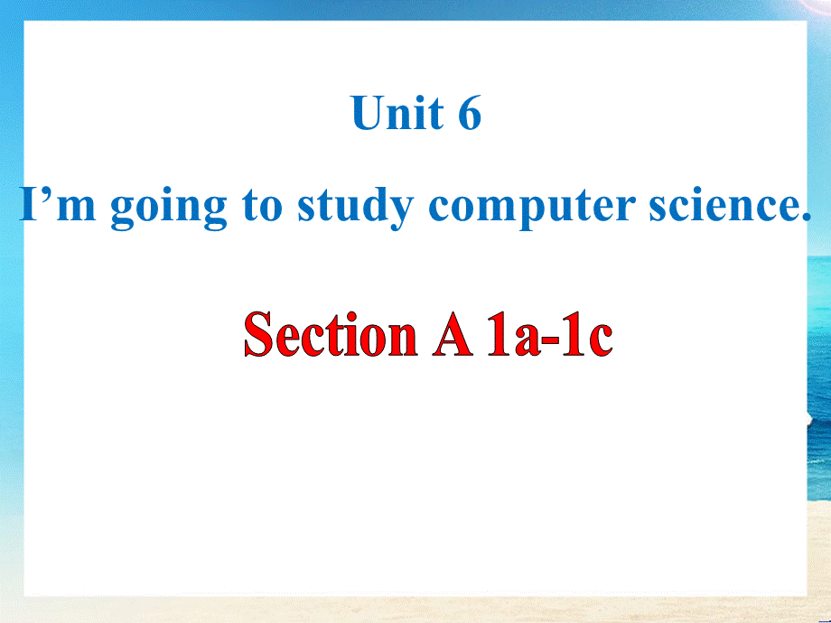 人教英语八年级上册Unit6Section A1a-1c.ppt_第1页