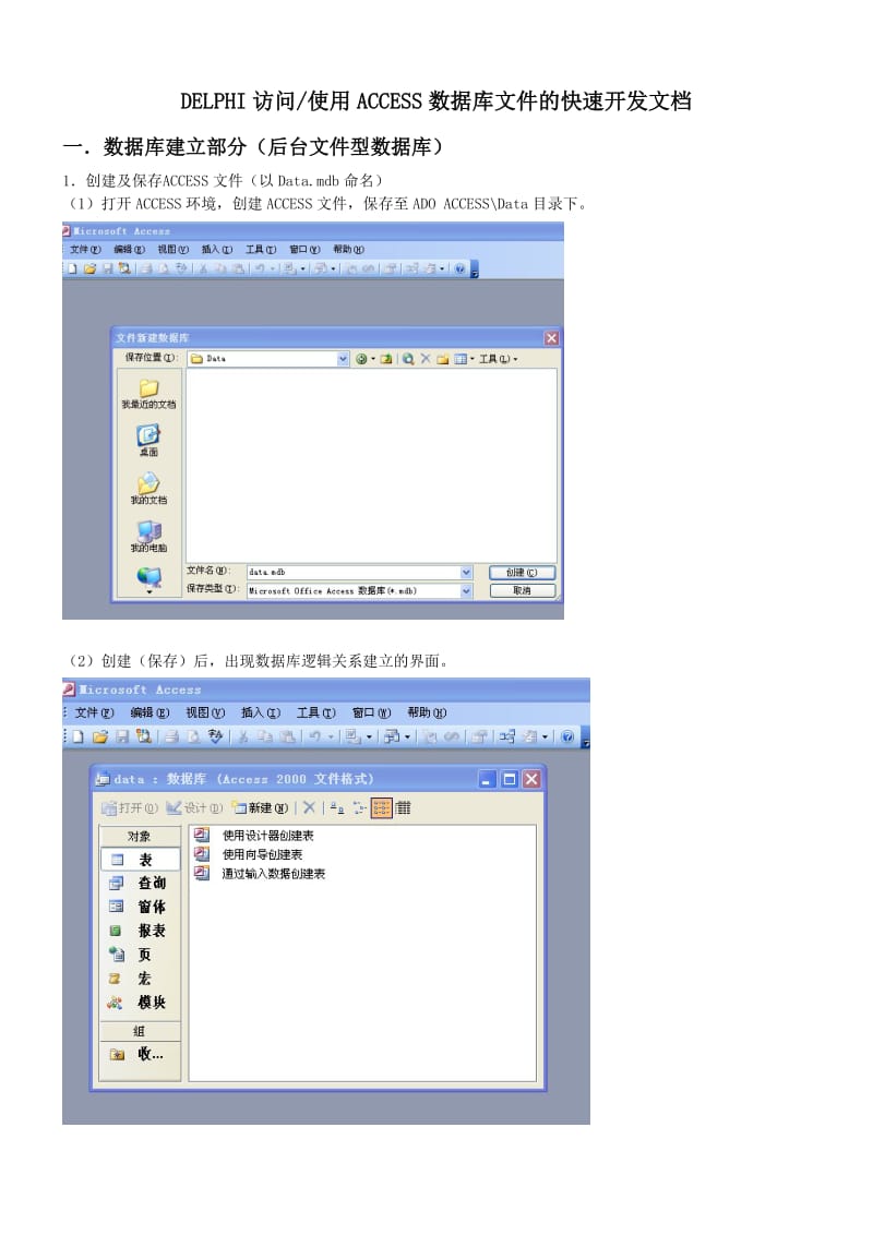 Delphi访问ACCESS数据库的详细图文说明.doc_第1页