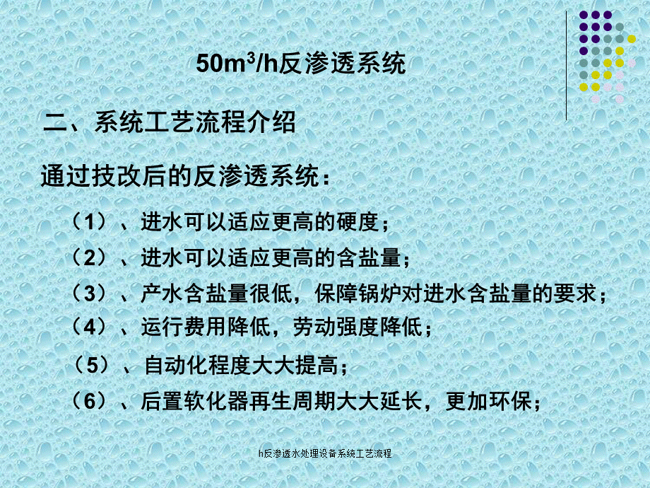 h反渗透水处理设备系统工艺流程课件.ppt_第3页