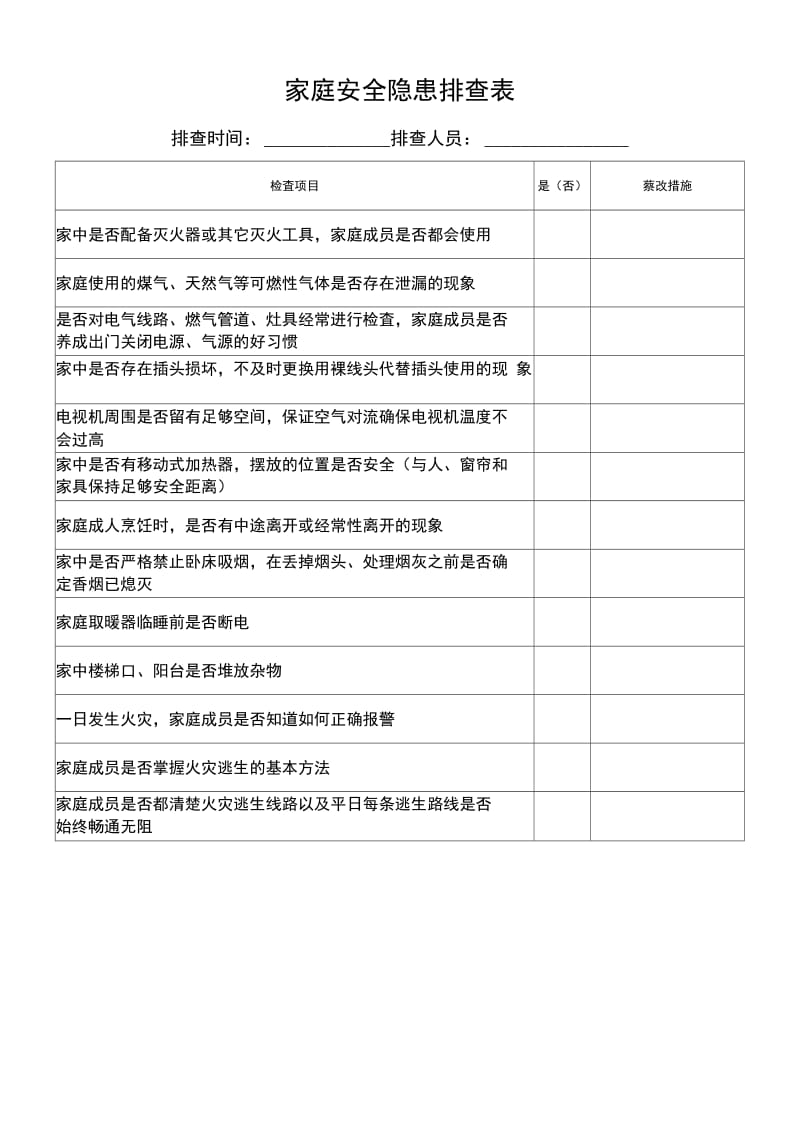 家庭灾害隐患排查表---副本.doc_第2页