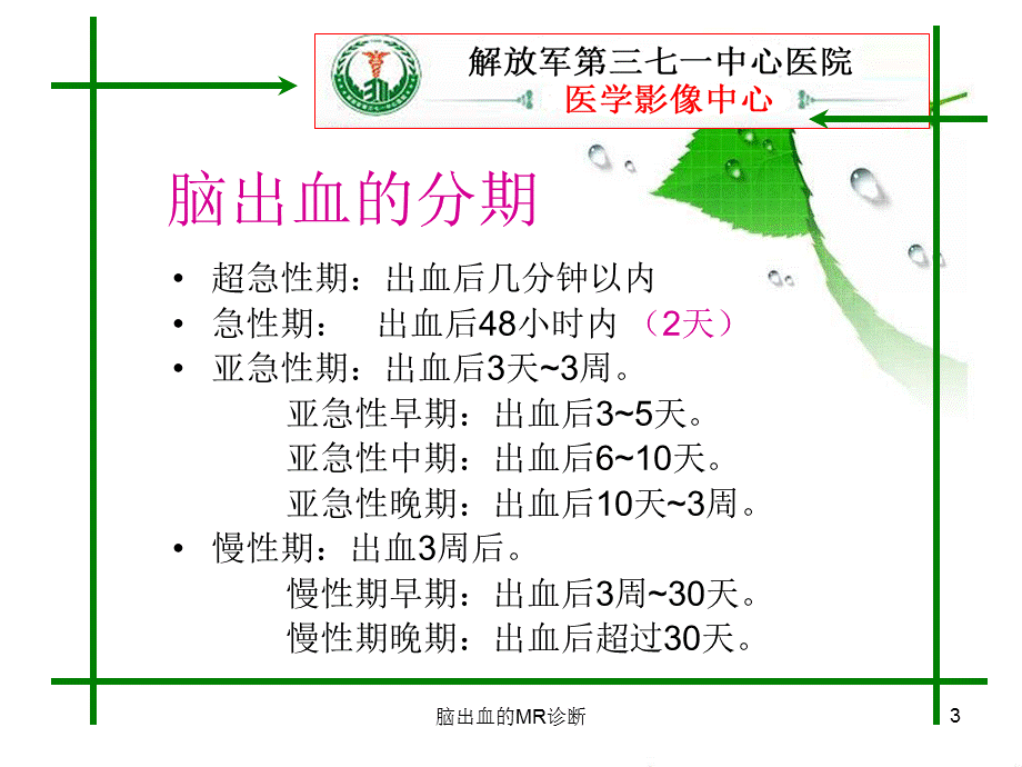 脑出血的MR诊断课件.ppt_第3页