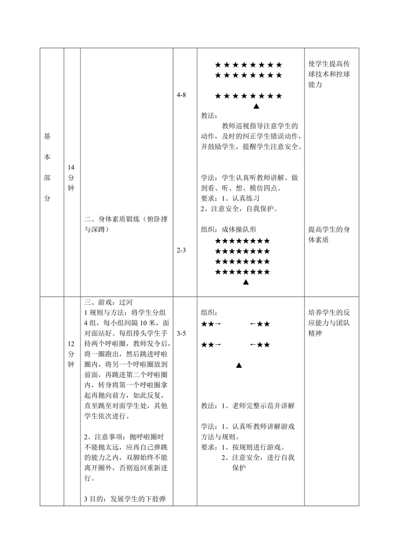 安东乡中心小学体育实践课教案黄雪.doc_第2页