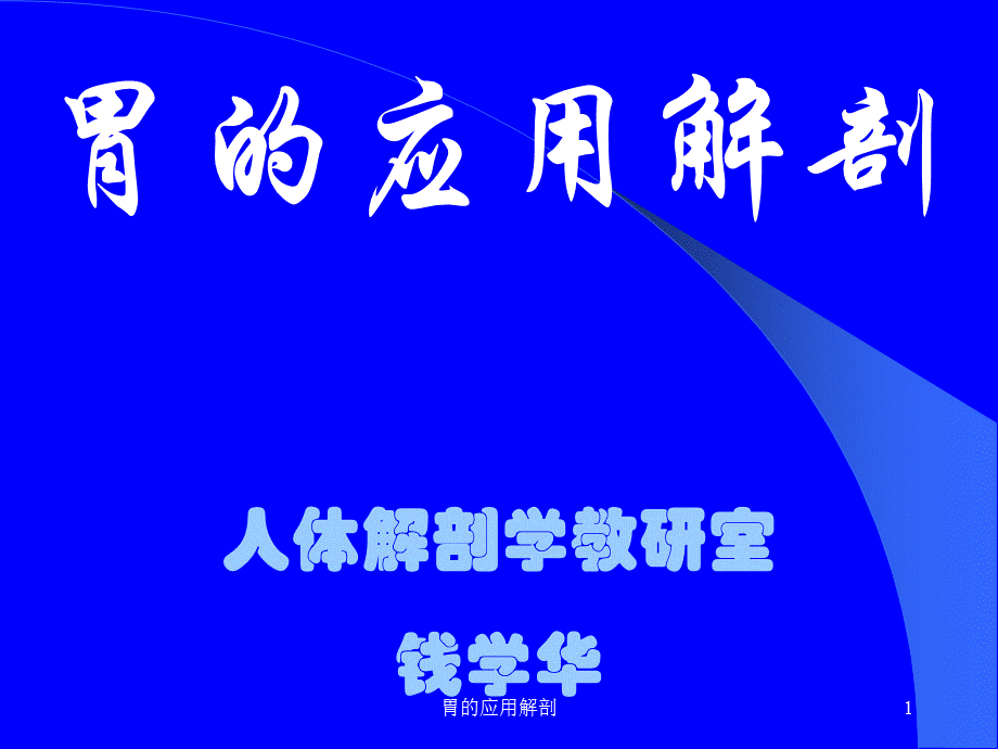 胃的应用解剖课件.ppt_第1页