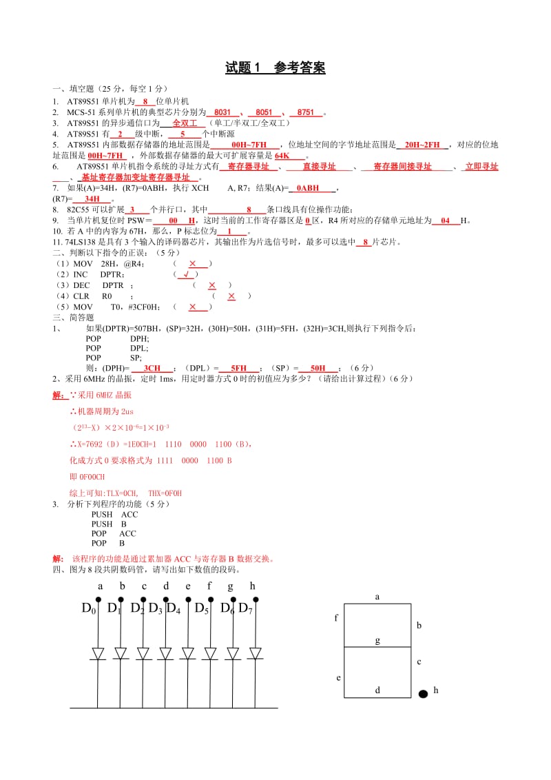 单片机试题及答案.doc_第1页