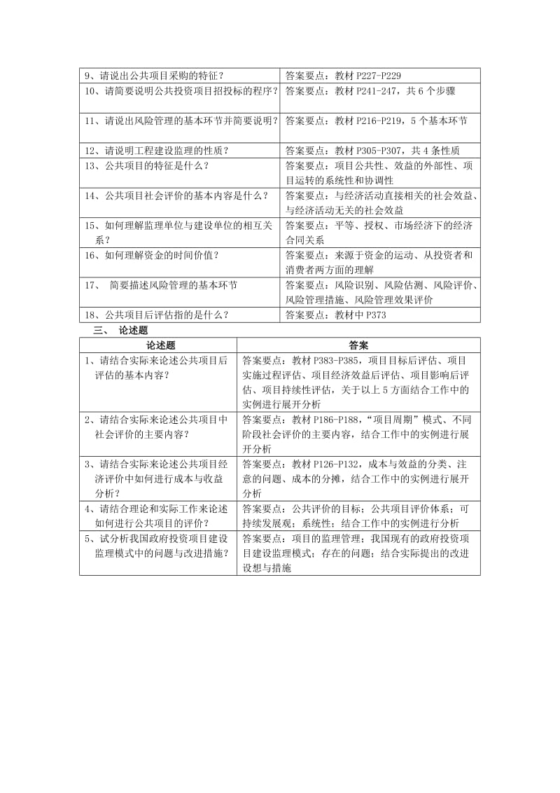 项目管理与评估模拟试题.doc_第3页