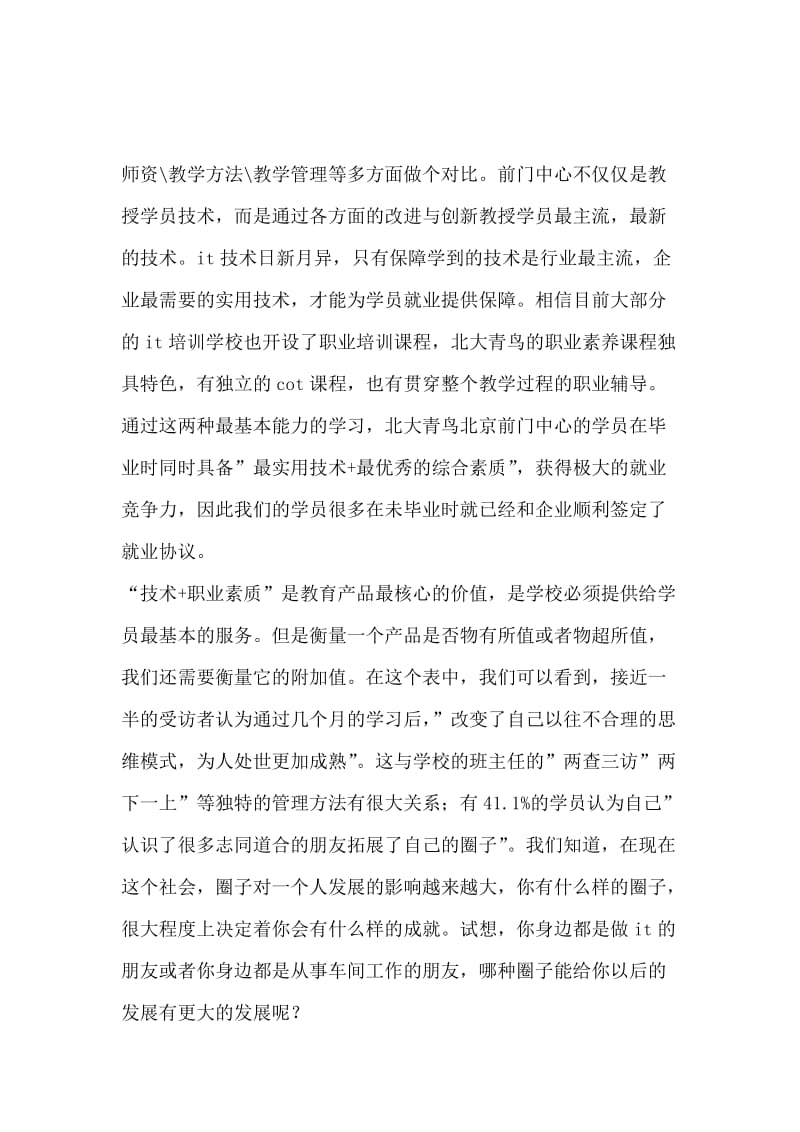 北大青鸟学员学费感知调研报告.docx_第2页