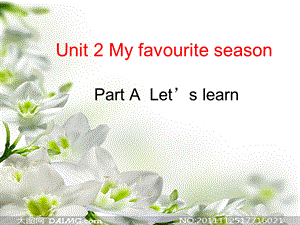 PEP小学英语五年级下册_Unit_2_A let27s leran.ppt