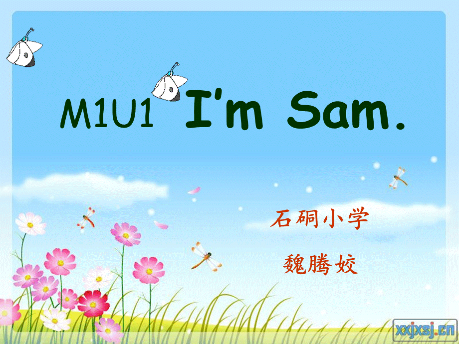 三年级上册M1U1_I'm_Sam.ppt_第1页