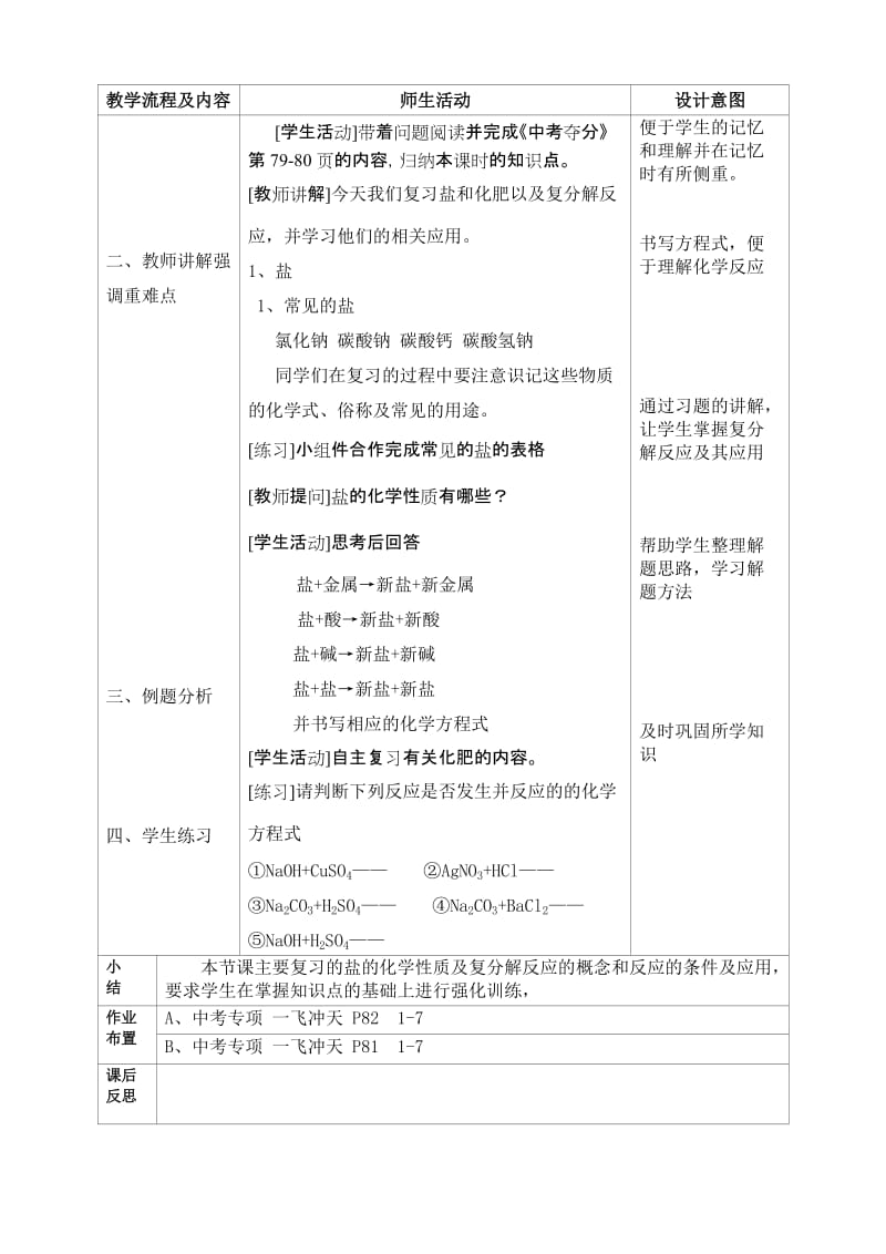 盐和化肥复分解反应.doc_第2页