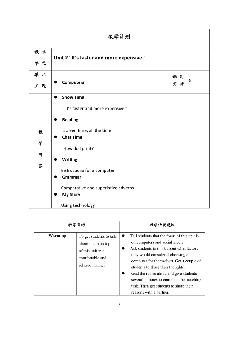 新生代英语高级教程2 Unit 2_电子教案.doc_第2页