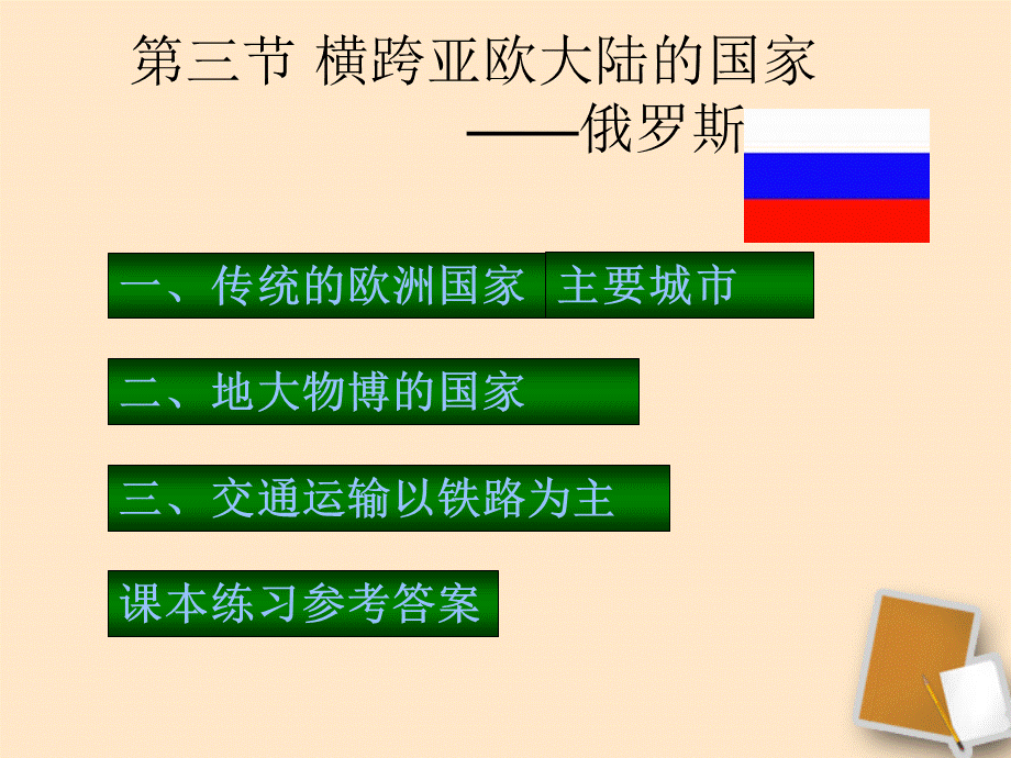 【最新】七年级地理下册 第三节《俄罗斯》课件1 湘教版 课件.ppt_第1页