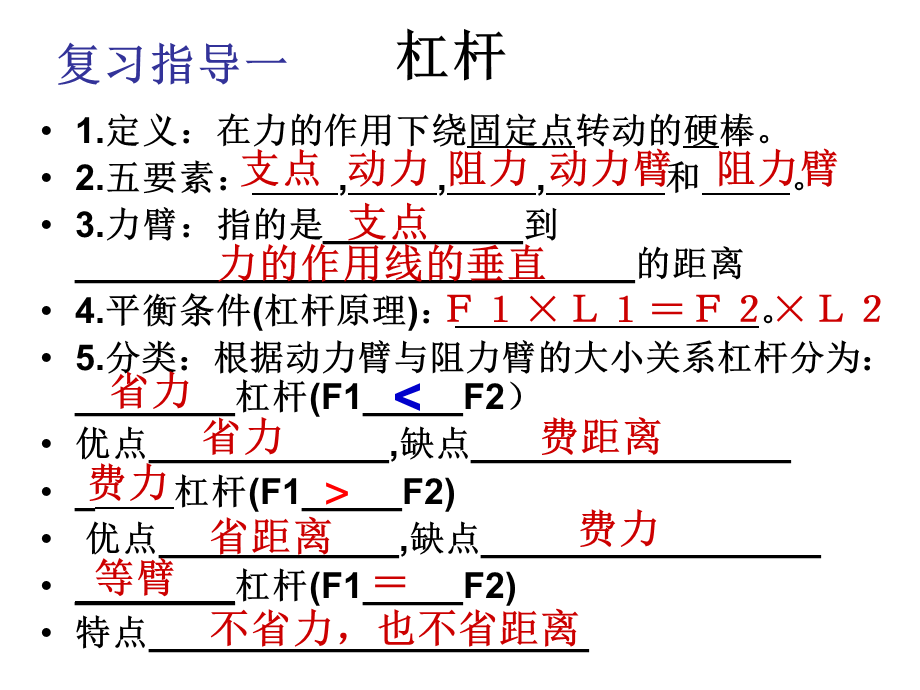 第六章 力与机械复习2 —沪粤版八年级下册物理课件(共19张PPT).ppt_第2页