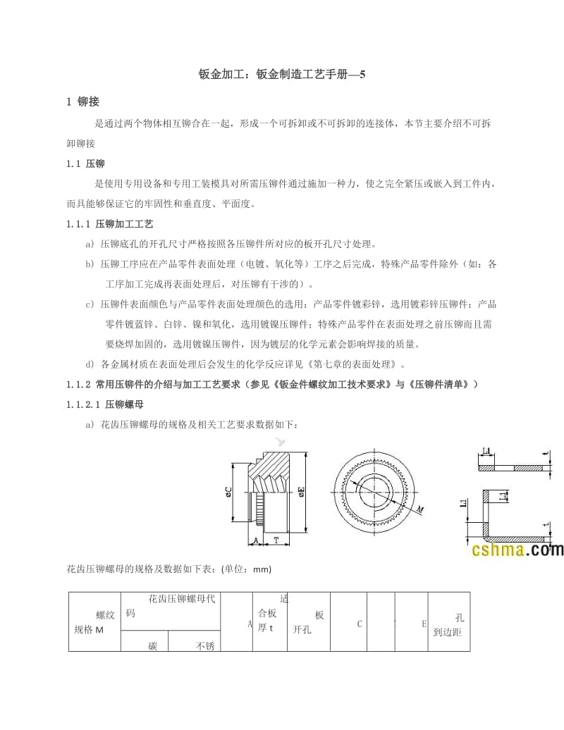 钣金加工：压铆手册.doc_第1页