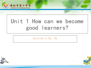 人教9年级Unit1 Section A3a-3b.ppt