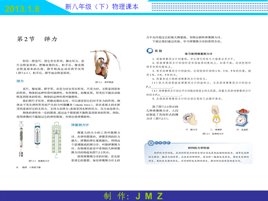 2013年人教版八年级下册物理课本电子版电子课件.ppt_第3页