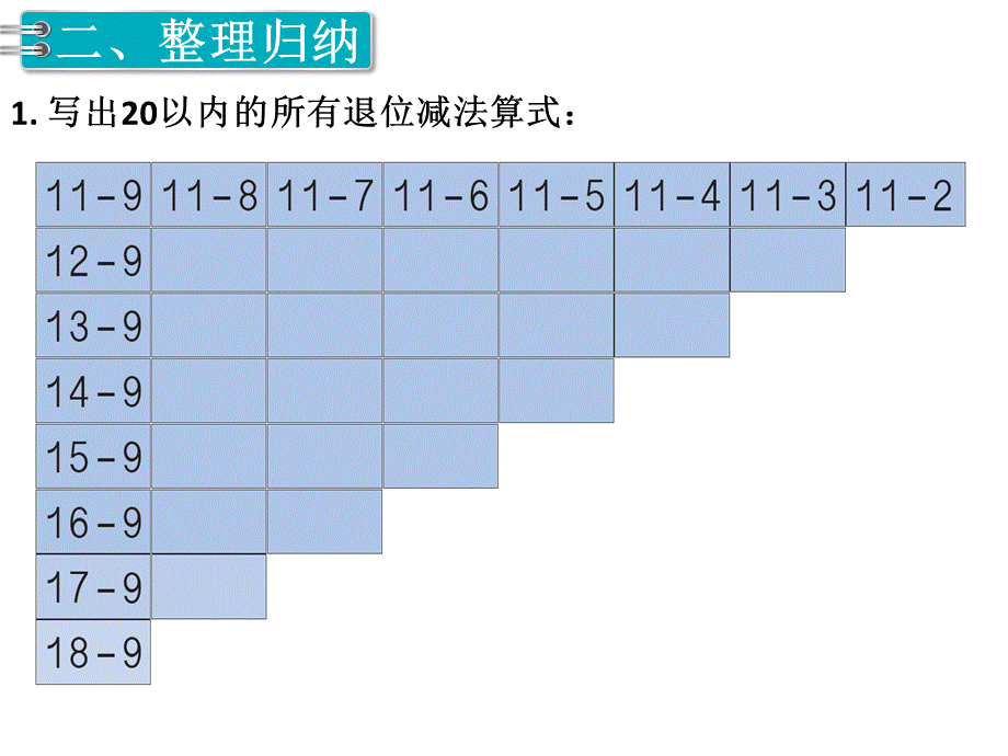 人教版一年级数学下册第二单元整理和复习及练习六.ppt_第3页