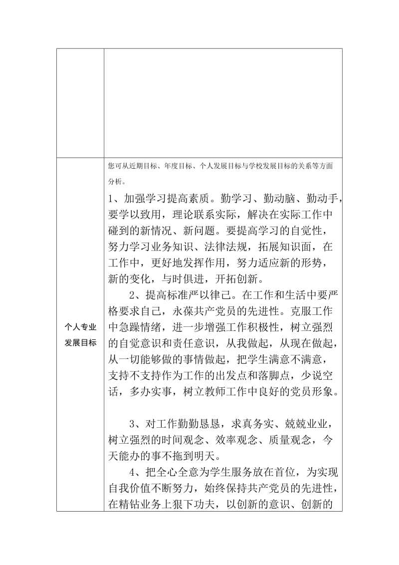 第二阶段【作业表单】教师个人本项目研修计划参考表单.doc_第2页