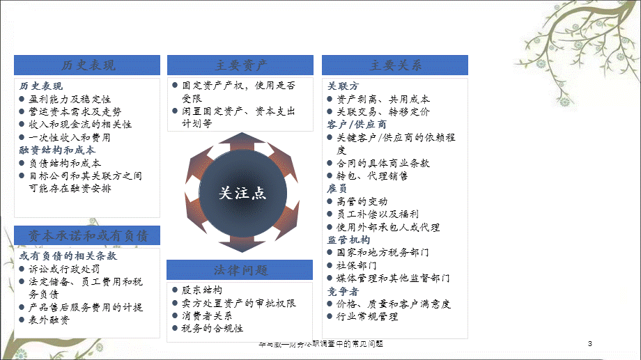 毕马威—财务尽职调查中的常见问题课件.ppt_第3页