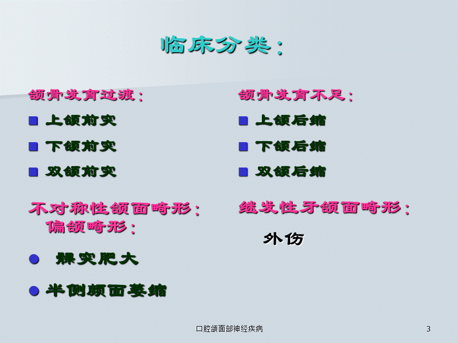 口腔颌面部神经疾病课件.ppt_第3页