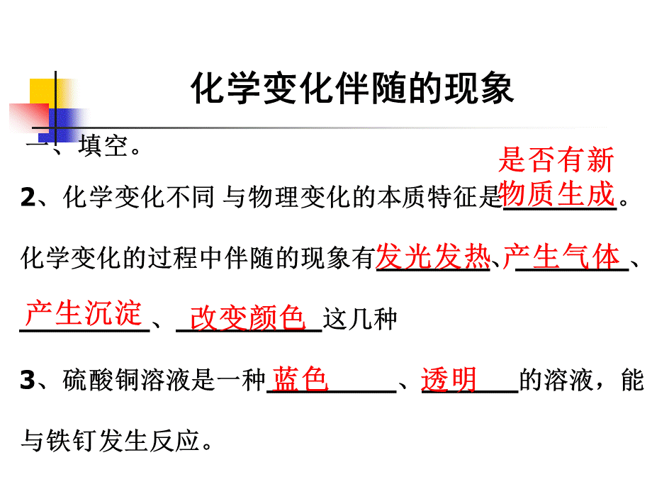 教科版小学科学六年级下册第二单元《化学变化伴随的现象》课件.ppt_第3页