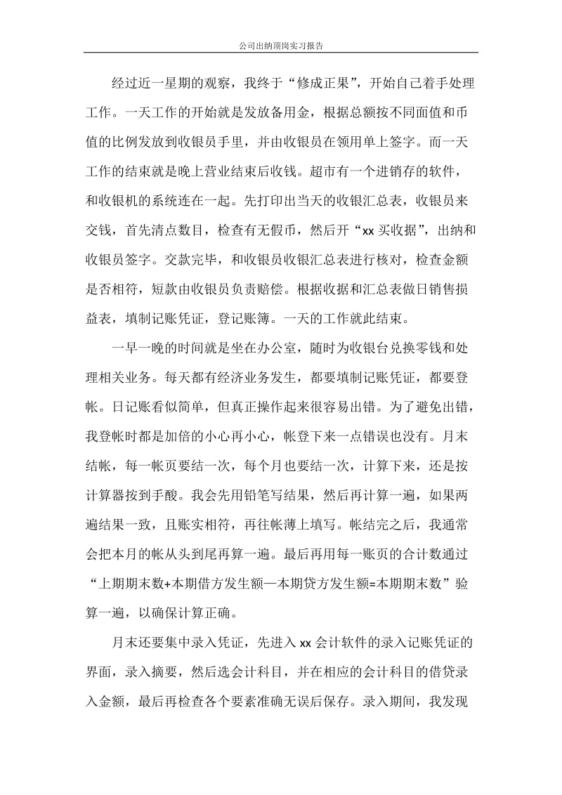 公司出纳顶岗实习报告.doc_第3页