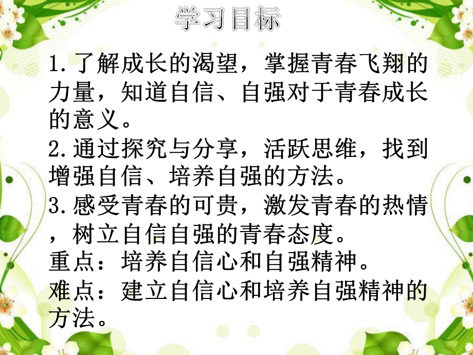 人教版道德与法治七年级下册 3.1 青春飞扬 课件(共26张PPT)2.pptx_第3页