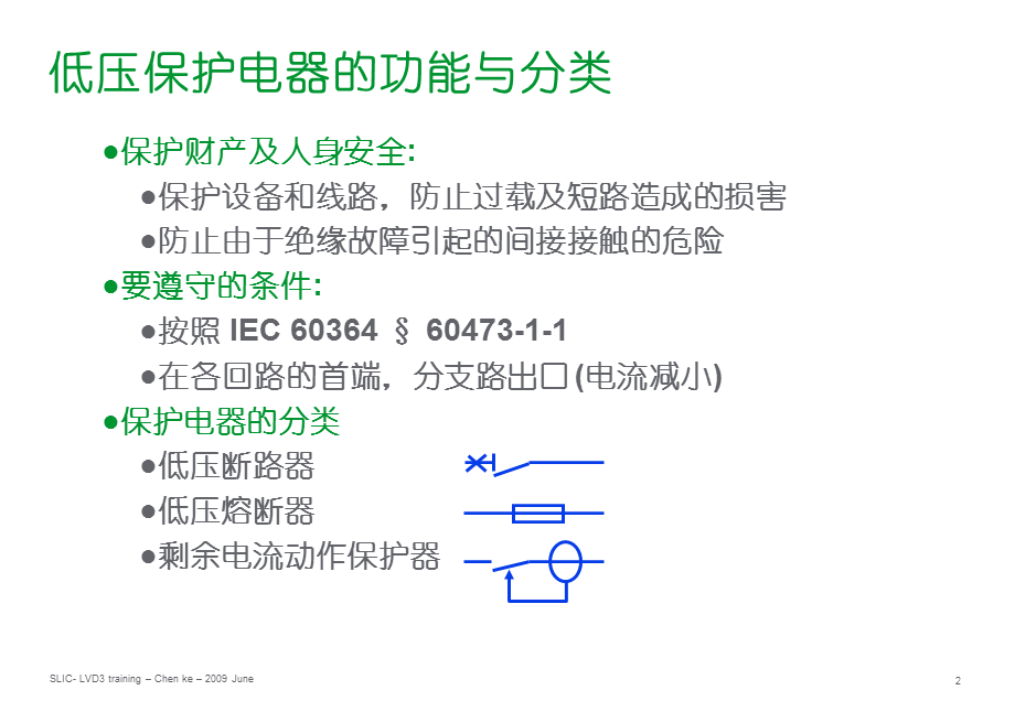 施奈德2010年培训讲义02-保护电器的选择_200906.ppt_第2页