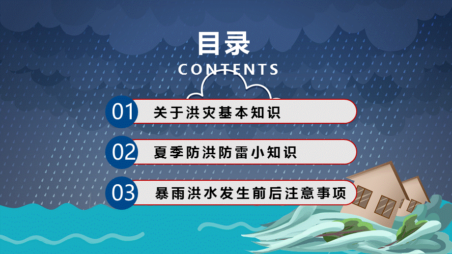 2020年汛期防灾减灾洪灾山体滑坡预防知识培训通用培训讲座课件PPT模板.pptx_第3页