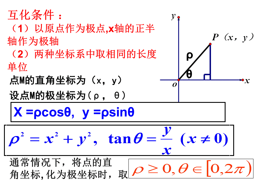 极坐标方程与直角坐标方程互化课件.ppt_第2页