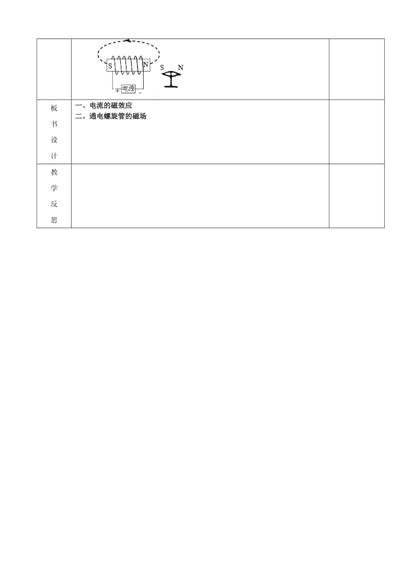 人教版九年级物理下册教学设计：20.2 电生磁2.docx_第3页