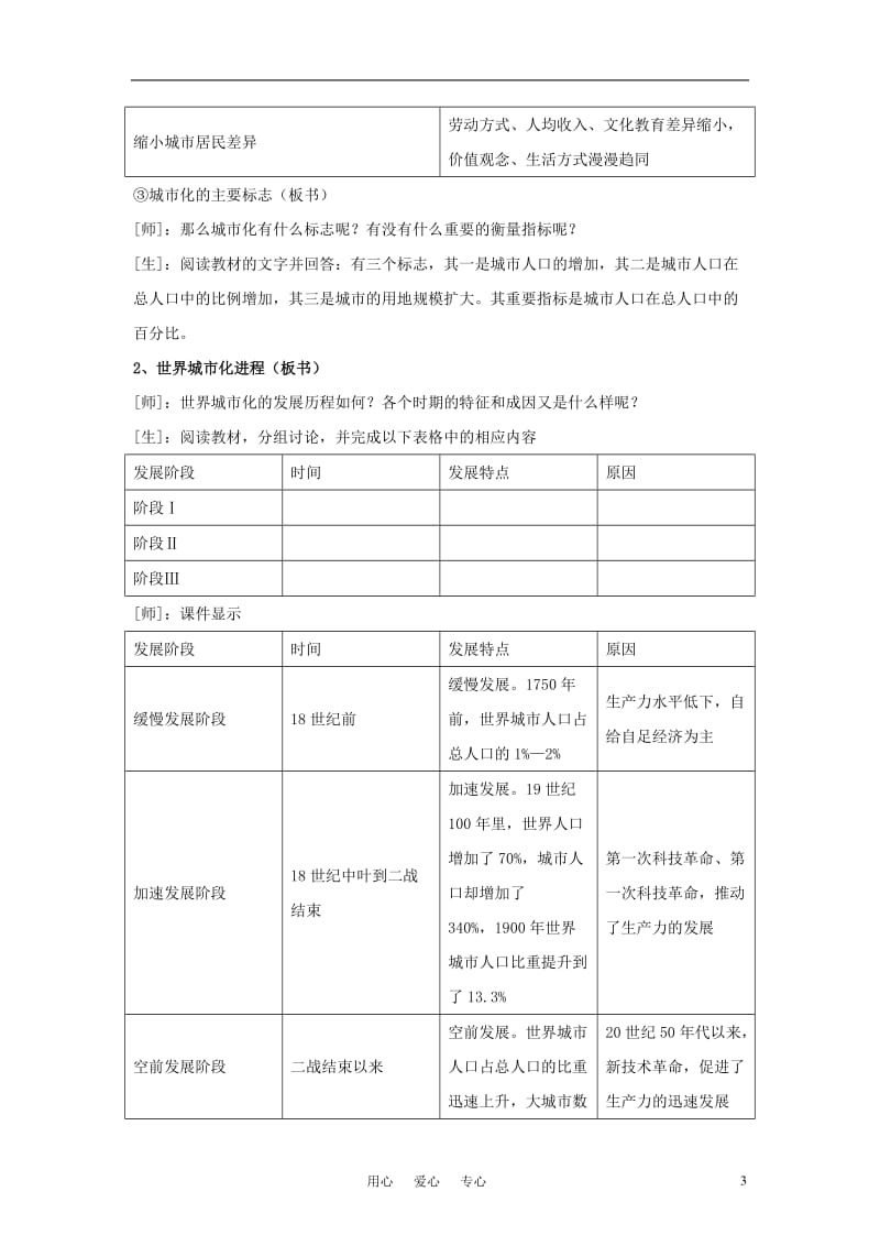 高中地理 2.3城市化教案（4）新人教版必修2.doc_第3页