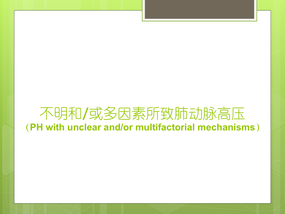 病因不明和或多因素所致PAH.pptx_第3页