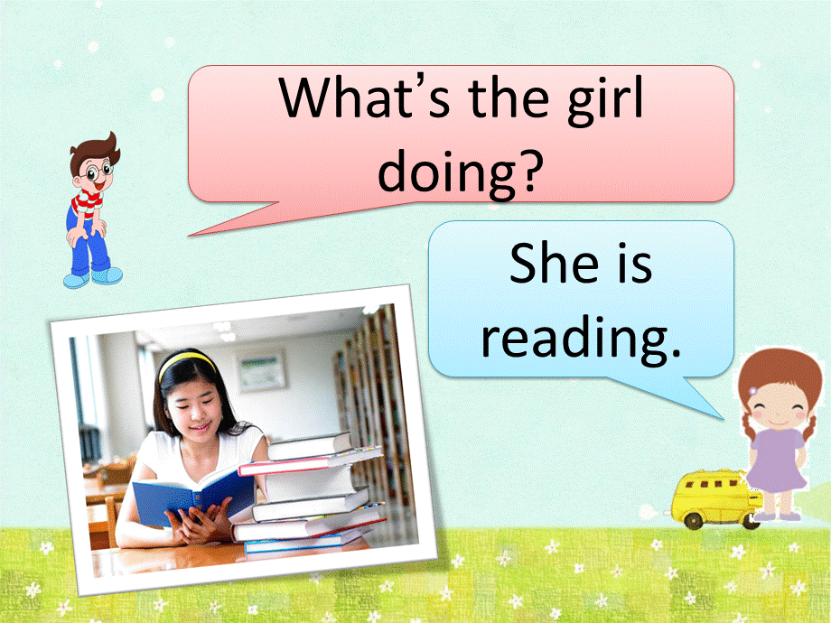 Unit6 A Whats the girl doing.ppt_第2页