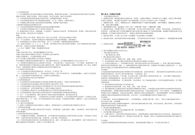 2012年高中生物基础知识考前最后梳理（4）.doc_第2页