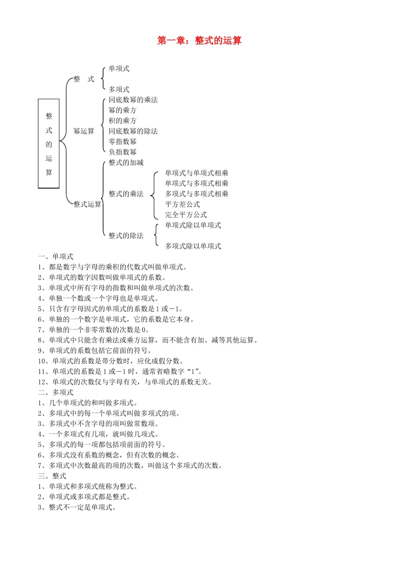 初一数学下册全部知识点归纳.pdf_第1页