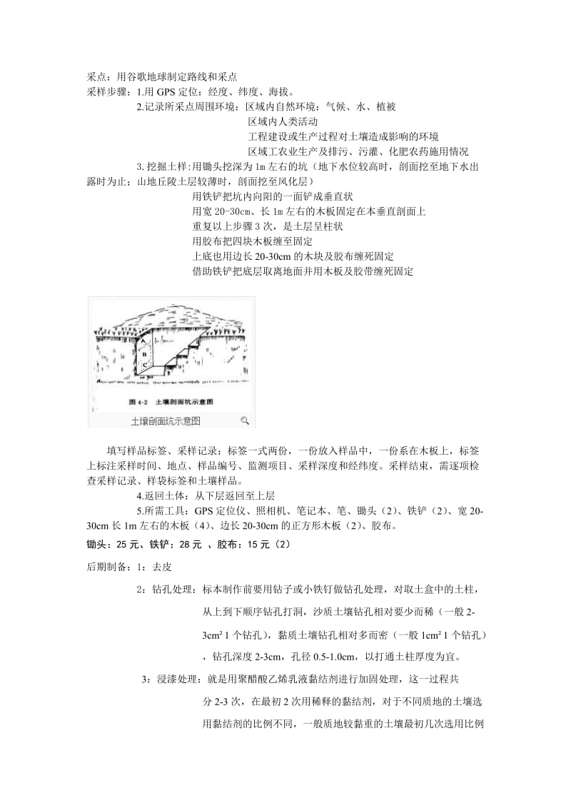 土壤剖面制作过程.doc_第1页