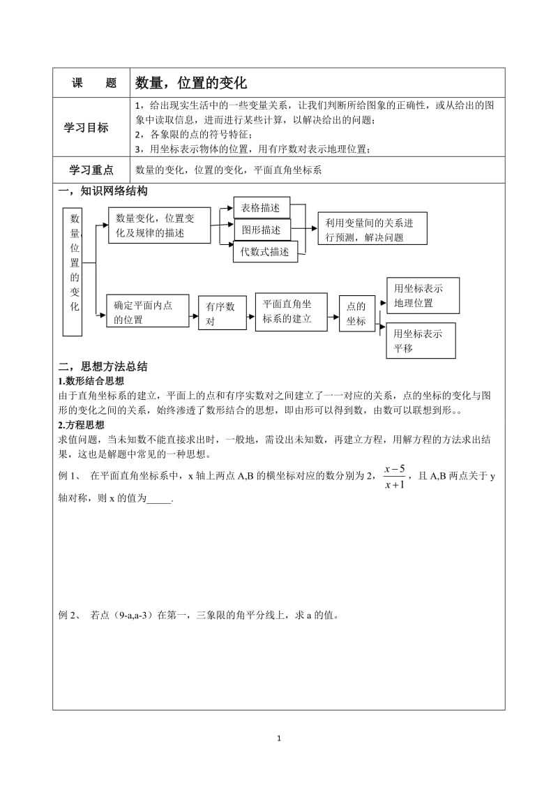 平面直角坐标系综合复习【培优】.doc_第1页