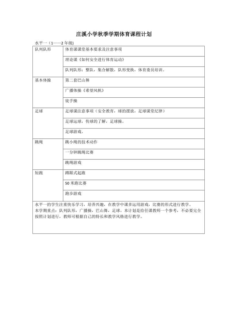 庄溪小学体育课计划一2.doc_第1页