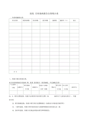 传染病漏报自查统计表格.docx