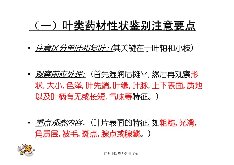 广州中医药大学《中药鉴定学》1第11章叶类中药.pdf_第3页