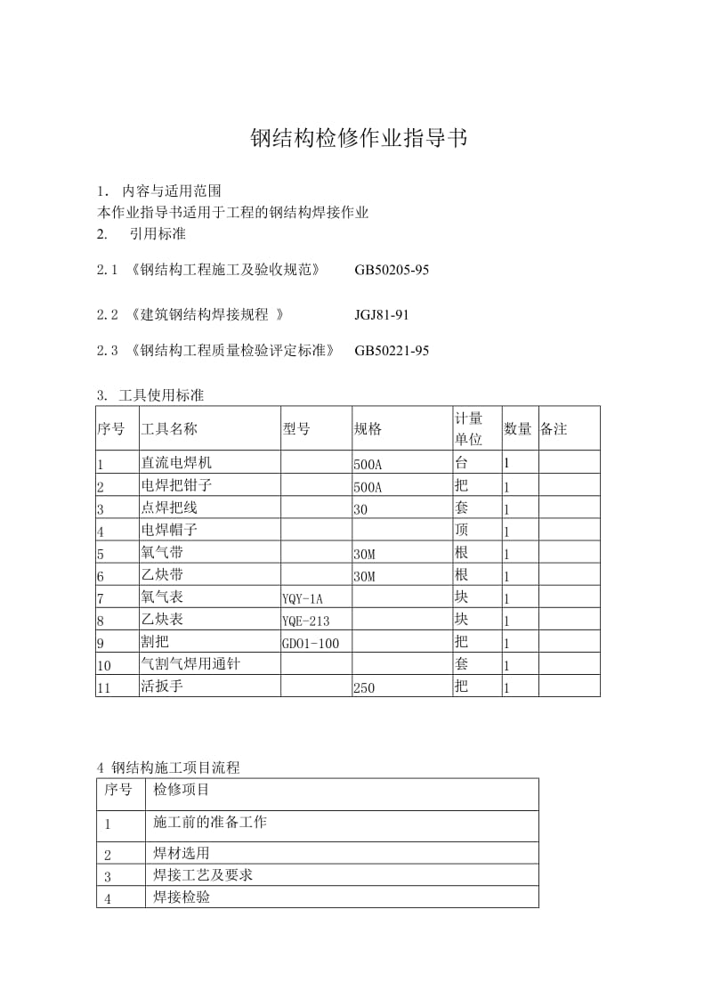 钢结构 检修规程.doc_第1页