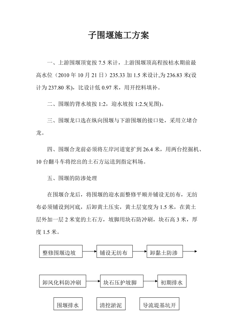 子围堰施工方案.docx_第1页