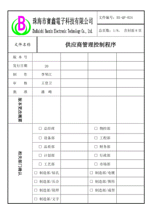 供应商管理控制程序对供应商进行评定和选择的办法.doc