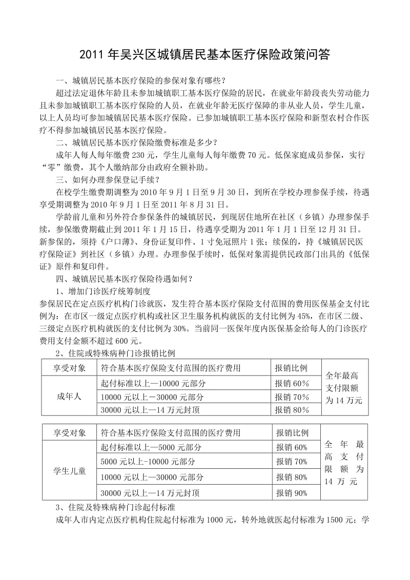 城镇居民医保政策.doc_第1页