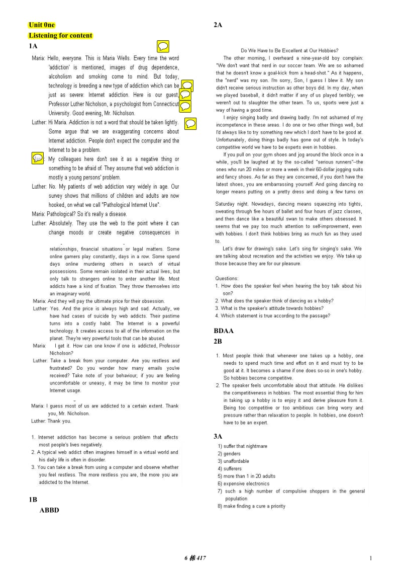 Unit-1-12-研究生英语听说教程答案.pdf_第1页