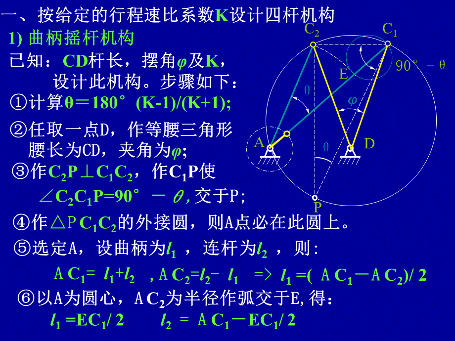 四杆机构设计.ppt_第1页