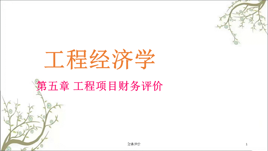 财务评价课件.ppt_第1页